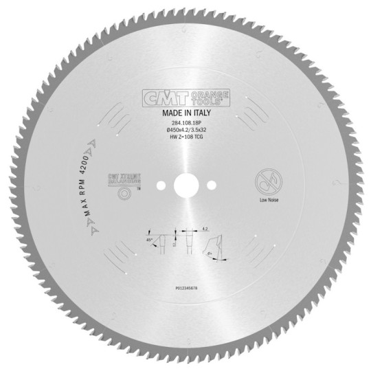284.108.18P Piła tarcza do materiałów nieżelaznych oraz plastiku CMT