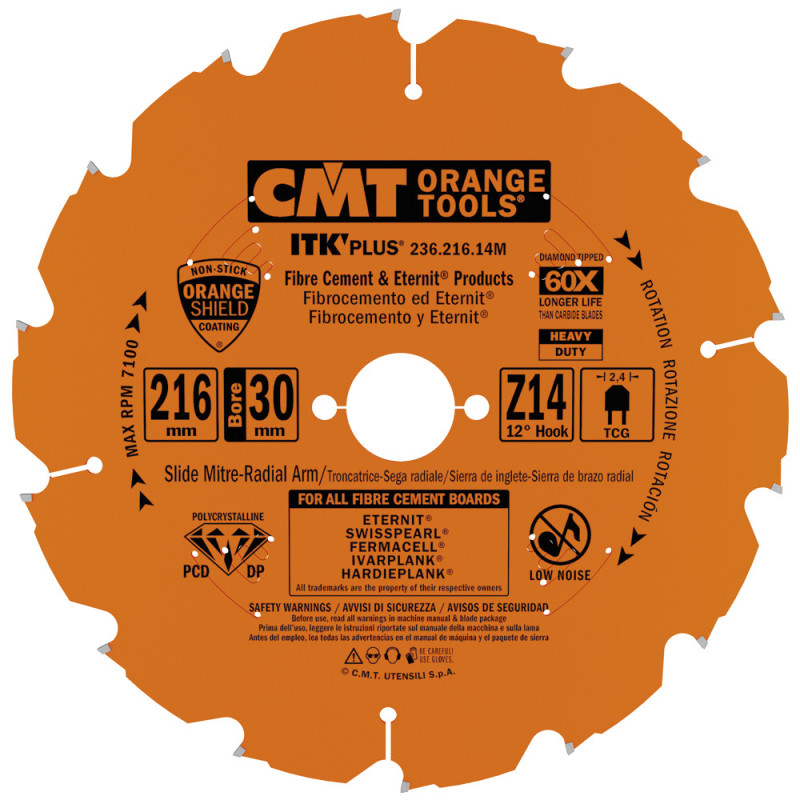 236.216.14M Piła tarcza diamentowa do materiał&oacute;w ultratwardych CMT