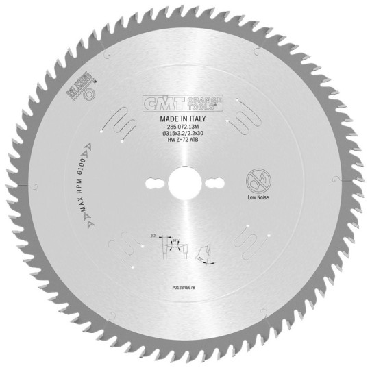 285.072.13M Piła tarcza wykończeniowa CMT
