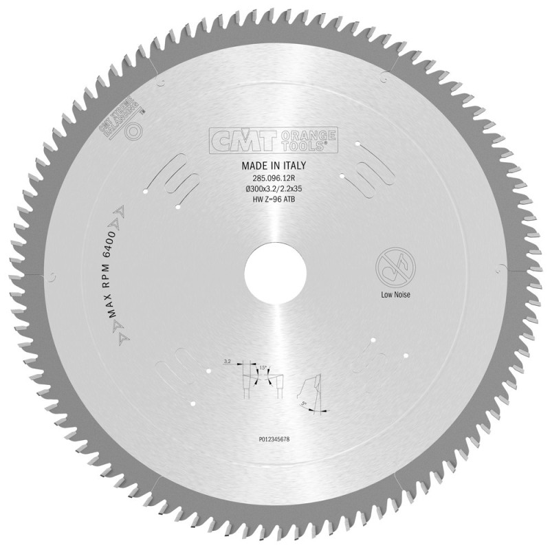285.096.12R Piła tarcza wykończeniowa CMT