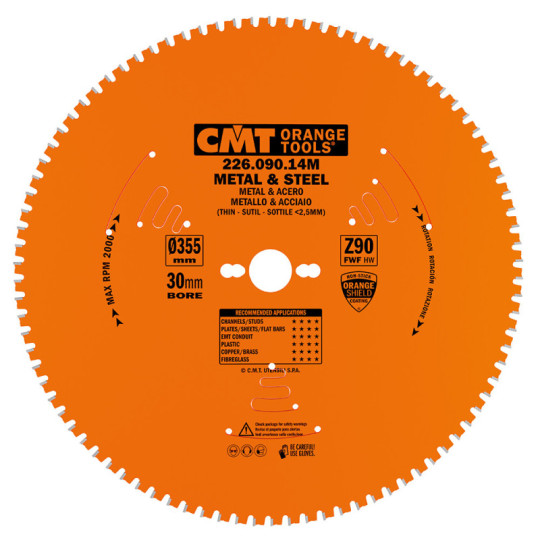 226.090.14M Piła tarcza do cięcia stali &bdquo;na sucho&rdquo; CMT