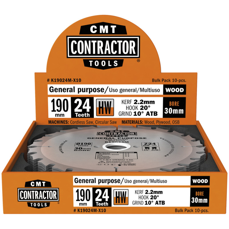 K19024M-X10 Piła tarcza konstruktorska CMT