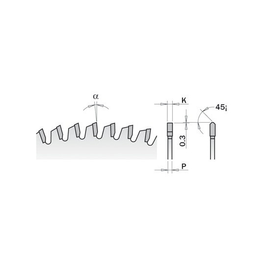 296.190.40M Piła tarcza do materiał&oacute;w nieżelaznych oraz płyt laminowanych CMT