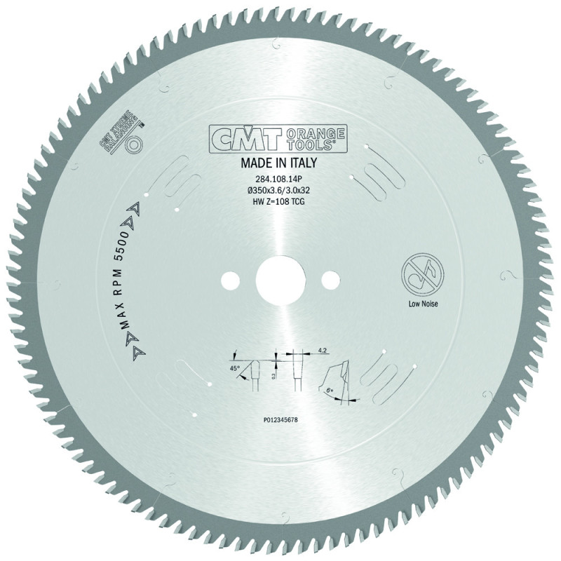 284.108.14P Piła tarcza do materiałów nieżelaznych oraz plastiku CMT