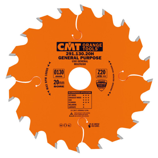 291.130.20H Piła tarcza uniwersalna do elektronarzędzi CMT