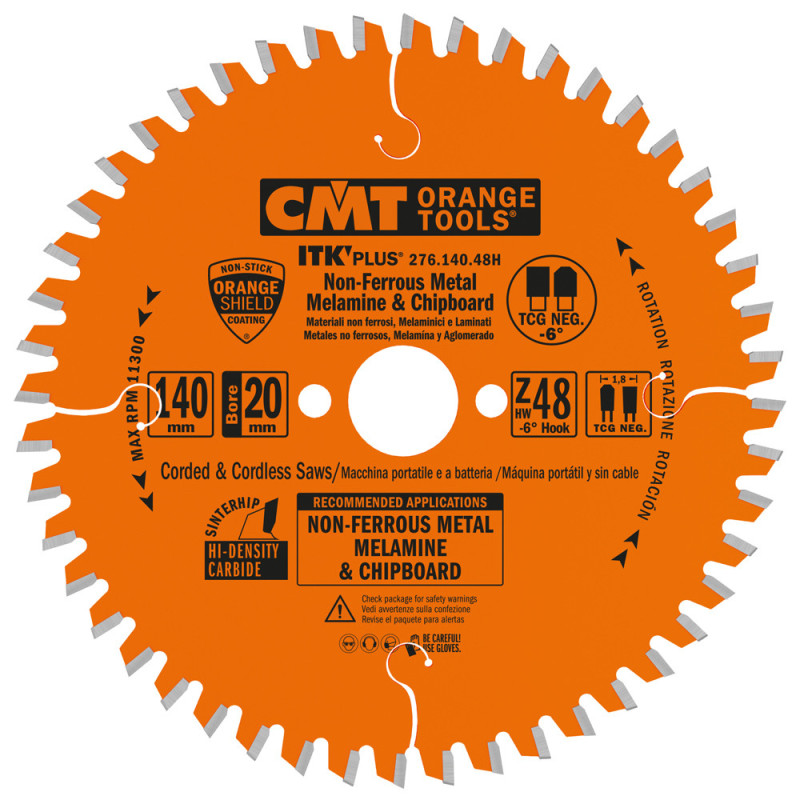 276.140.48H Piła tarcza ITK D140 B20 Z48 2/6/32,5 K1,8 P1,2 CMT