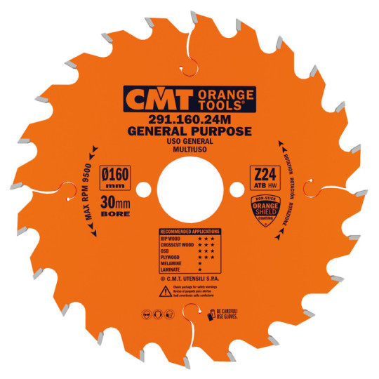 291.160.24M Piła tarcza uniwersalna do elektronarzędzi CMT