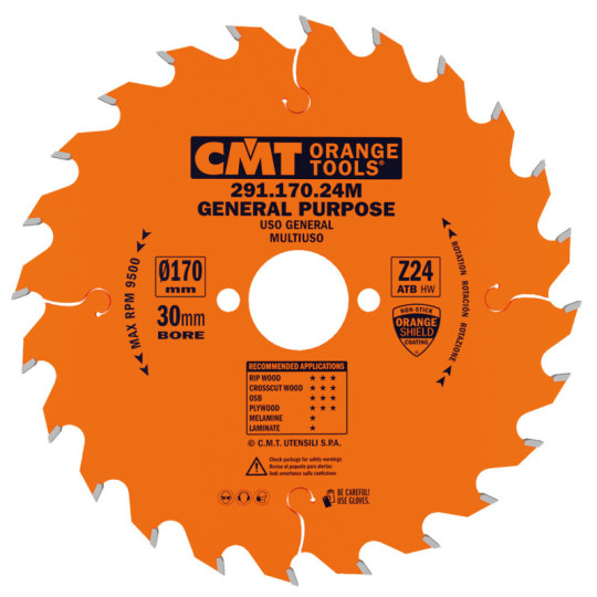 291.170.24M Piła tarcza uniwersalna do elektronarzędzi CMT
