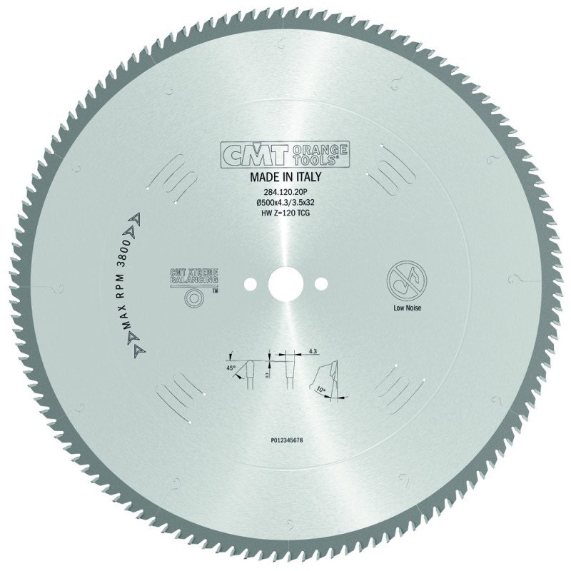 284.120.20P Piła tarcza do materiałów nieżelaznych oraz plastiku CMT