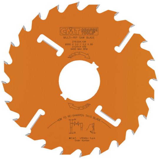 279.024.12W Piła tarcza do wielopił CMT