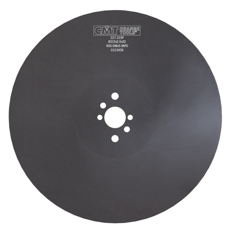 227.315P Piła tarcza HSS (nieostrzona) D315 F32 K2,5 Powłoka VAPO PH: 2/8/45 + 2/9/50 + 2/11/63 CMT