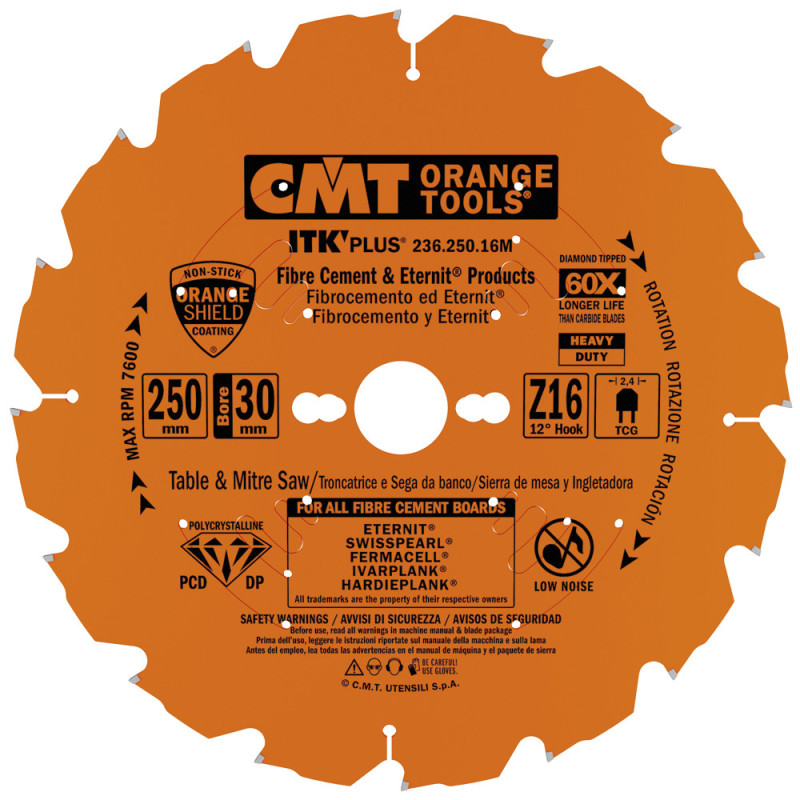 236.250.16M Piła tarcza diamentowa do materiał&oacute;w ultratwardych CMT