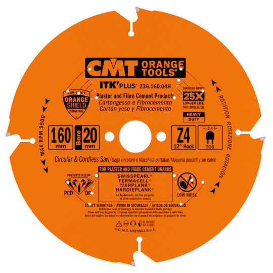 236.160.04H Piła tarcza diamentowa do materiałów ultratwardych CMT