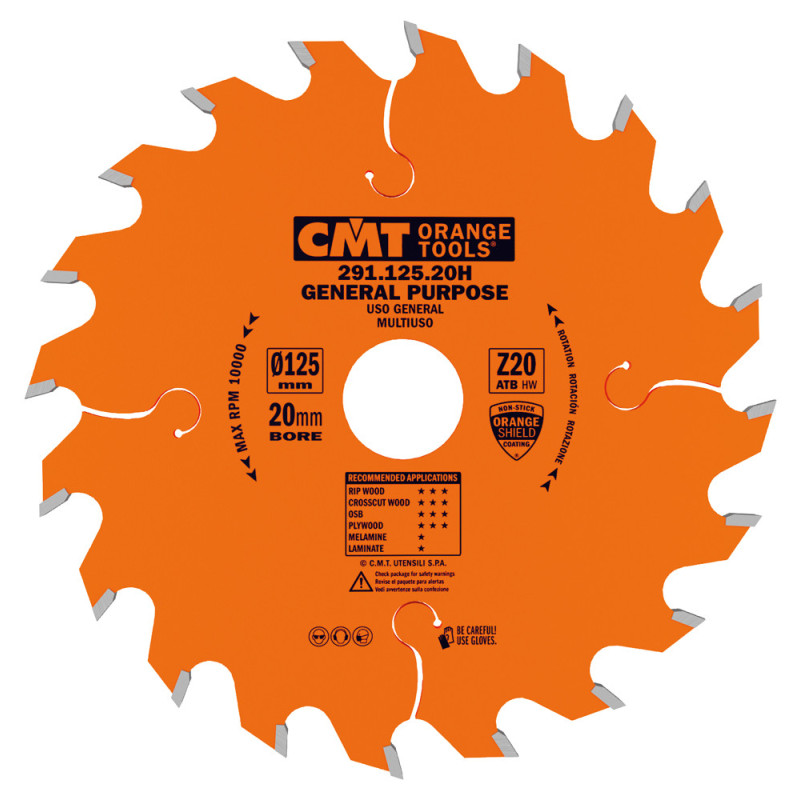 291.125.20H Piła tarcza uniwersalna do elektronarzędzi CMT