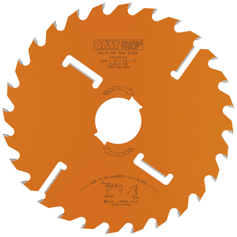 279.028.14V Piła tarcza do wielopił CMT