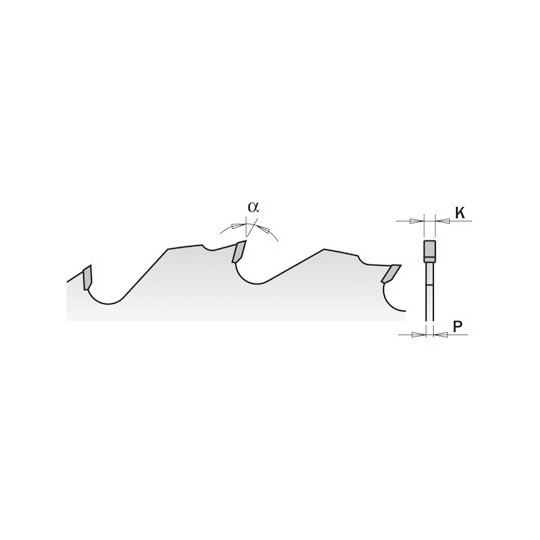 298.250.20 Piła tarcza ogrodowa CMT