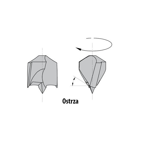 Wiertło nieprzelotowe długie