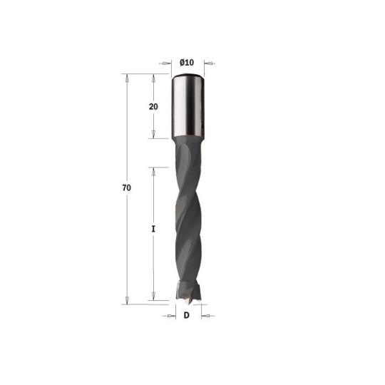 Wiertło nieprzelotowe długie