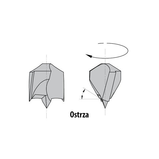 Wiertło nieprzelotowe długie