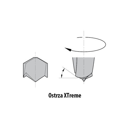 Wiertło Xtreme nieprzelotowe Wiertło Xtreme nieprzelotowe