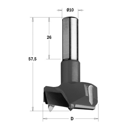 Wiertło puszkowe kr&oacute;tkie