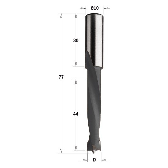 Wiertło nieprzelotowe długie Wiertło nieprzelotowe długie