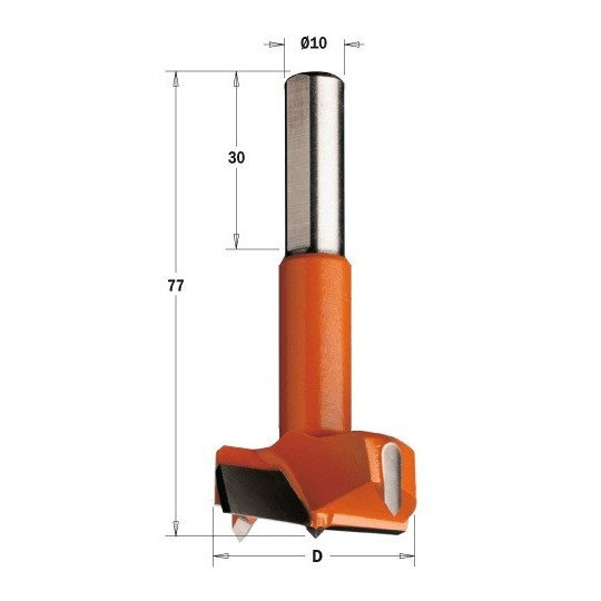 Wiertło puszkowe długie