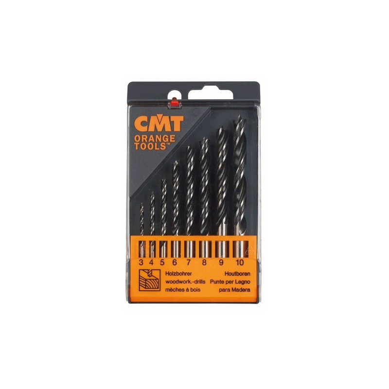 Zestaw wierteł do drewna 8 sztuk z SP