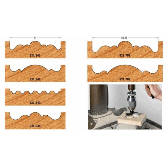 Wiertło kształtowe &bdquo;ROSETTE&rdquo;