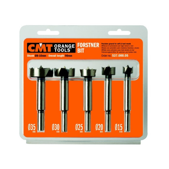 Zestaw 5 szt. wierteł puszkowych HSS