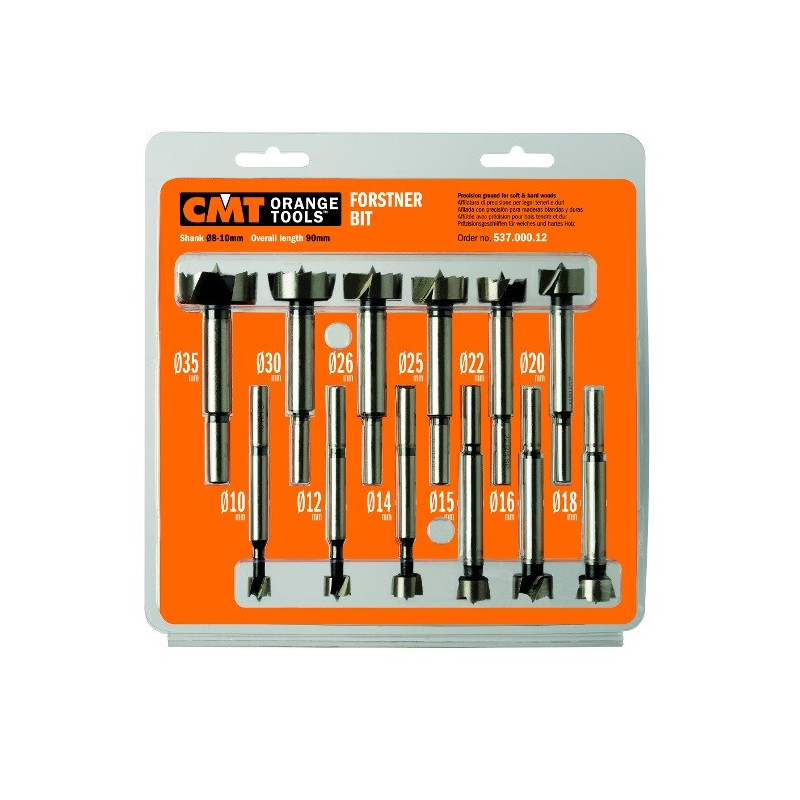 Zestaw 12 szt. wierteł puszkowych HSS