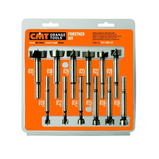 Zestaw 12 szt. wierteł puszkowych HSS