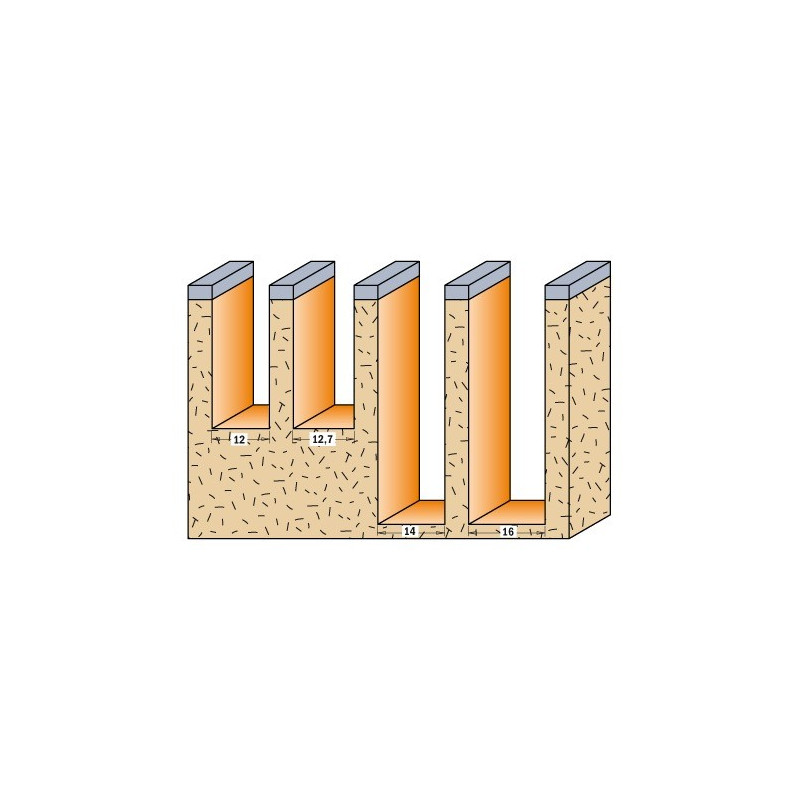 Frez prosty na płytki wymienne