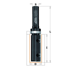 Frez prosty na płytki wymienne