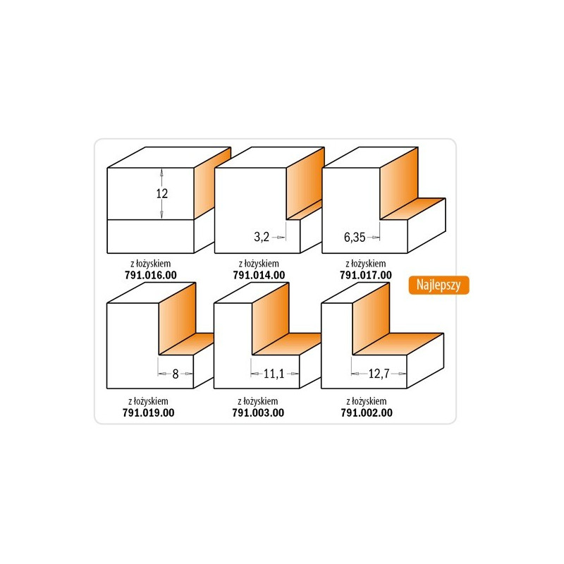 Frez do wręgowania na wymienne płytki