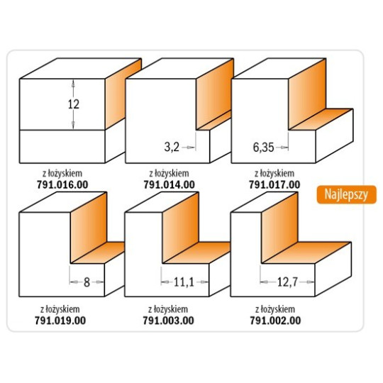 Frez do wręgowania na wymienne płytki