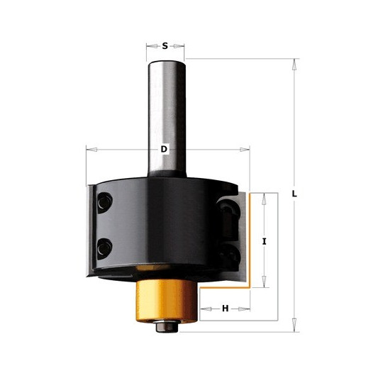 Frez do wręgowania na wymienne płytki
