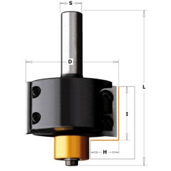 Frez do wręgowania na wymienne płytki