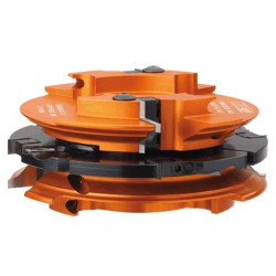 Zestaw głowic typu profil-kontrprofil