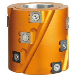 Głowica spiralna na płytki wymienne