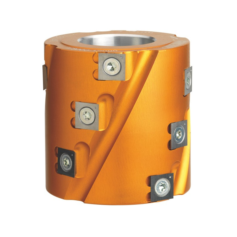 Głowica spiralna na płytki wymienne