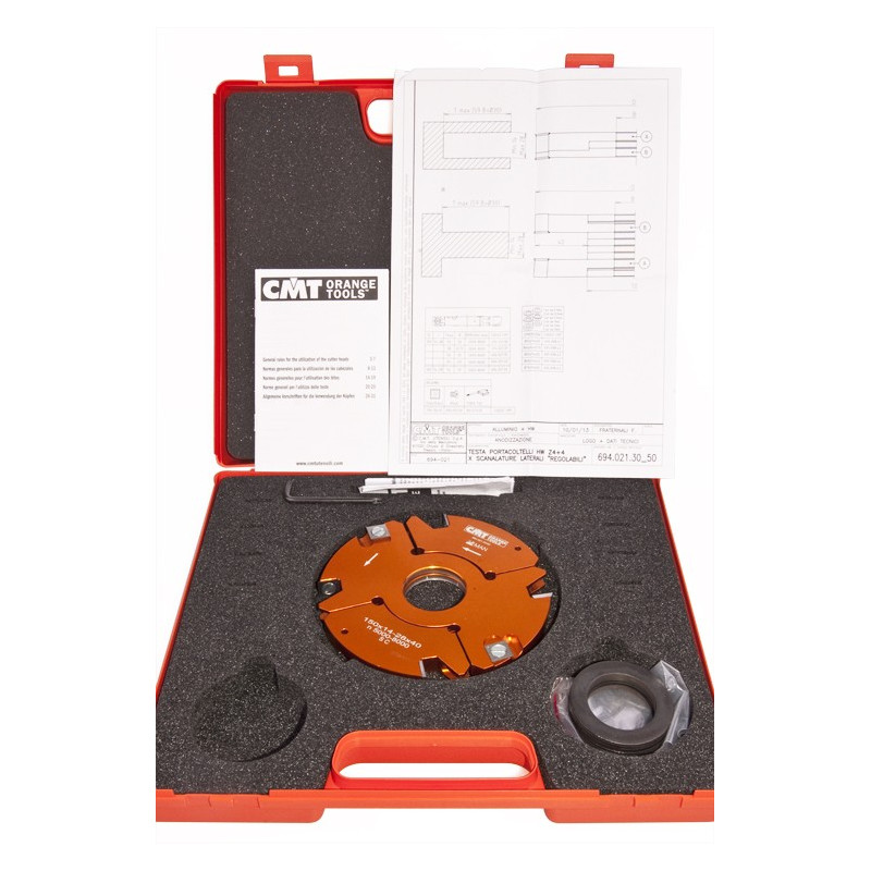 Regulowana głowica do rowkowania Regulowana głowica do rowkowania