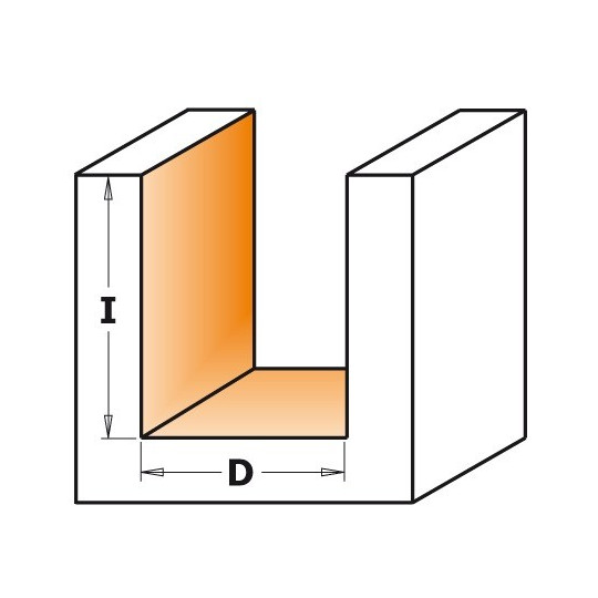 Frez prosty HM seria kr&oacute;tka