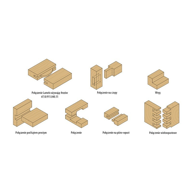 Frez prosty z g&oacute;rnym łożyskiem