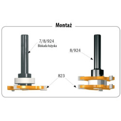 Trzpień bez łożyska i bez blokady