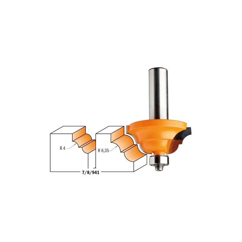 Frez z łożyskiem do profili rzymskich