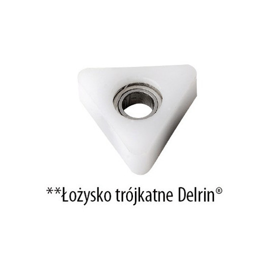 Delrin &ndash; łożysko tr&oacute;jkątne