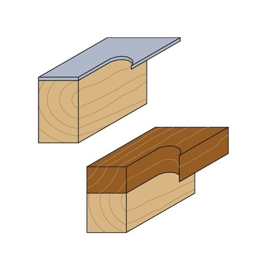 Frez prosty z podw&oacute;jnym łożyskiem