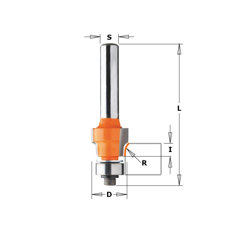 Frez trymująco – kształtujący Frez trymująco – kształtujący