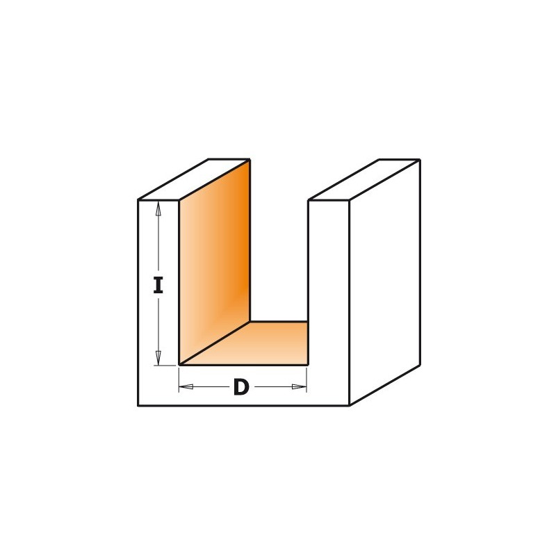 Frez prosty HM seria kr&oacute;tka